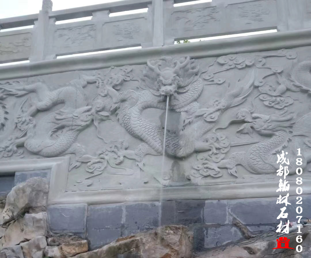 常年不間斷供應青石欄桿_青石浮雕 